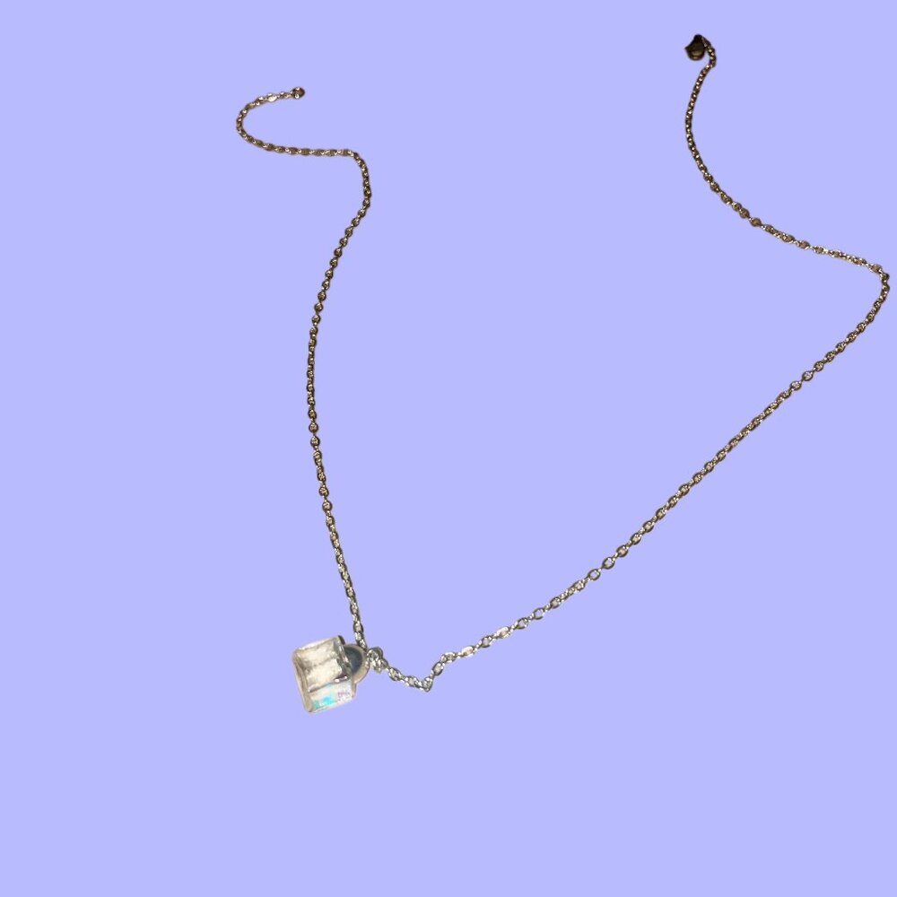 Personalized Cube Necklace